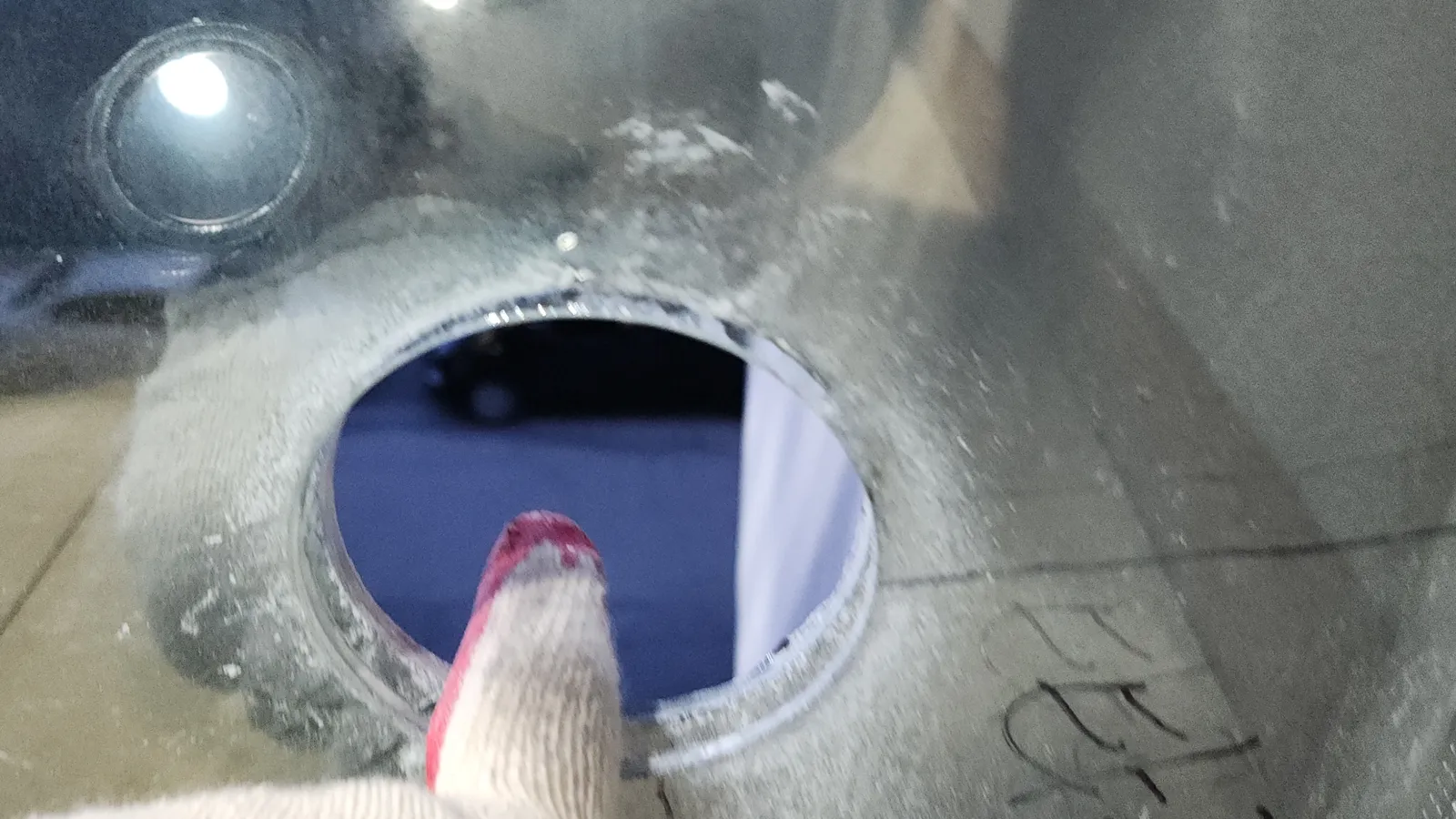 고압 환풍기 고장 현장 사진